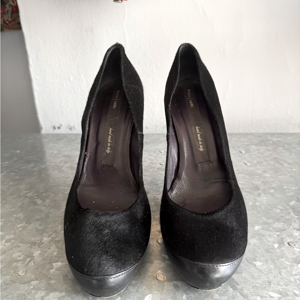 dusica dusica Pony Hair Heel. Sz 36.